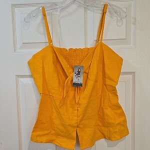 Yellow Orange Sofia Vergara Top